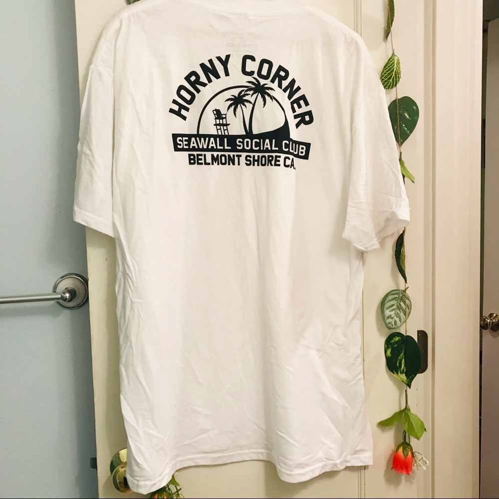 Horny Corner Seawall Social Club Graphic T-Shirt